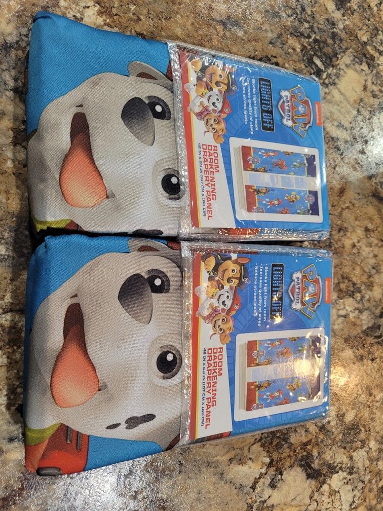 Brand New Room Darkening Curtains For Little Boys