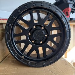 Band New 9and3 FR-01 Matte Black Wheels 17” +25mm