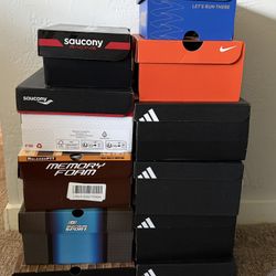 FREE Assorted Shoeboxes (Adidas, Saucony, Skechers,etc.)