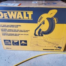 $300   DEWALT 15 Amp Corded 12 in. Compound Single Bevel Miter 