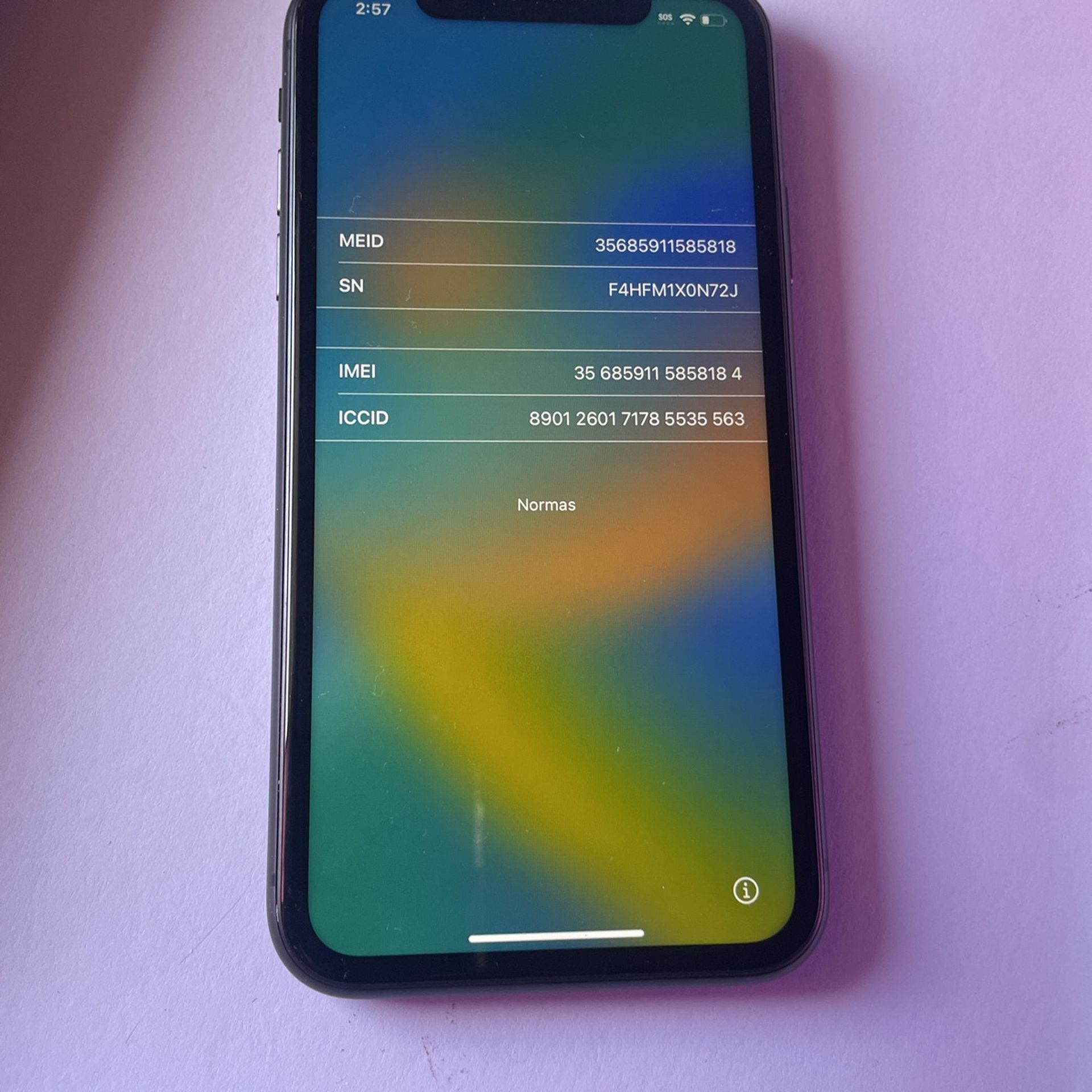 iPhone 11 64 Gb Icloud Locked  👀 blocked
