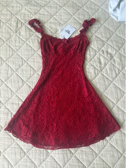 Red Princess Polly Dress, US Size 2