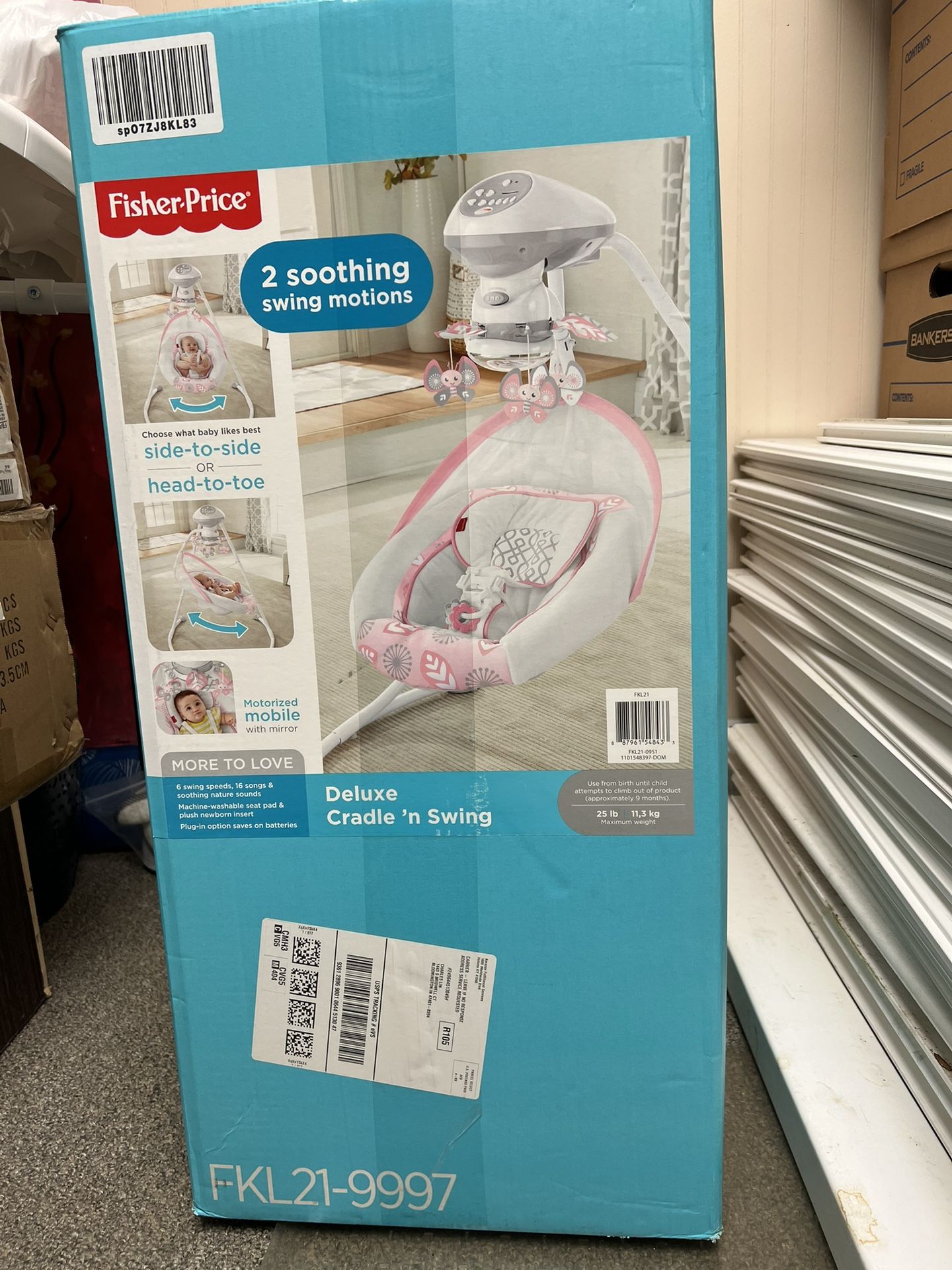 Fisher-Price Deluxe Cradle ‘n Swing
