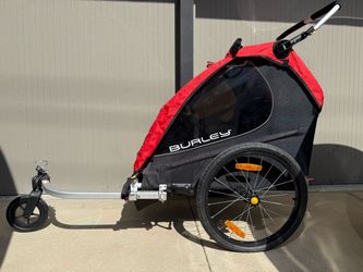 Burley Honey Bee Kid Bike Trailer and Stroller (double)