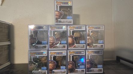 Funko Pop One Piece Bronze Collection Set of 9
