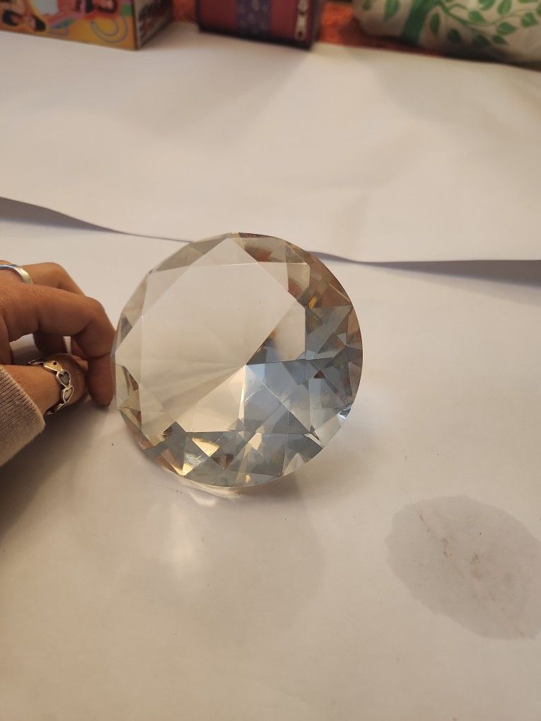 Diamond Shaped Glass Decor