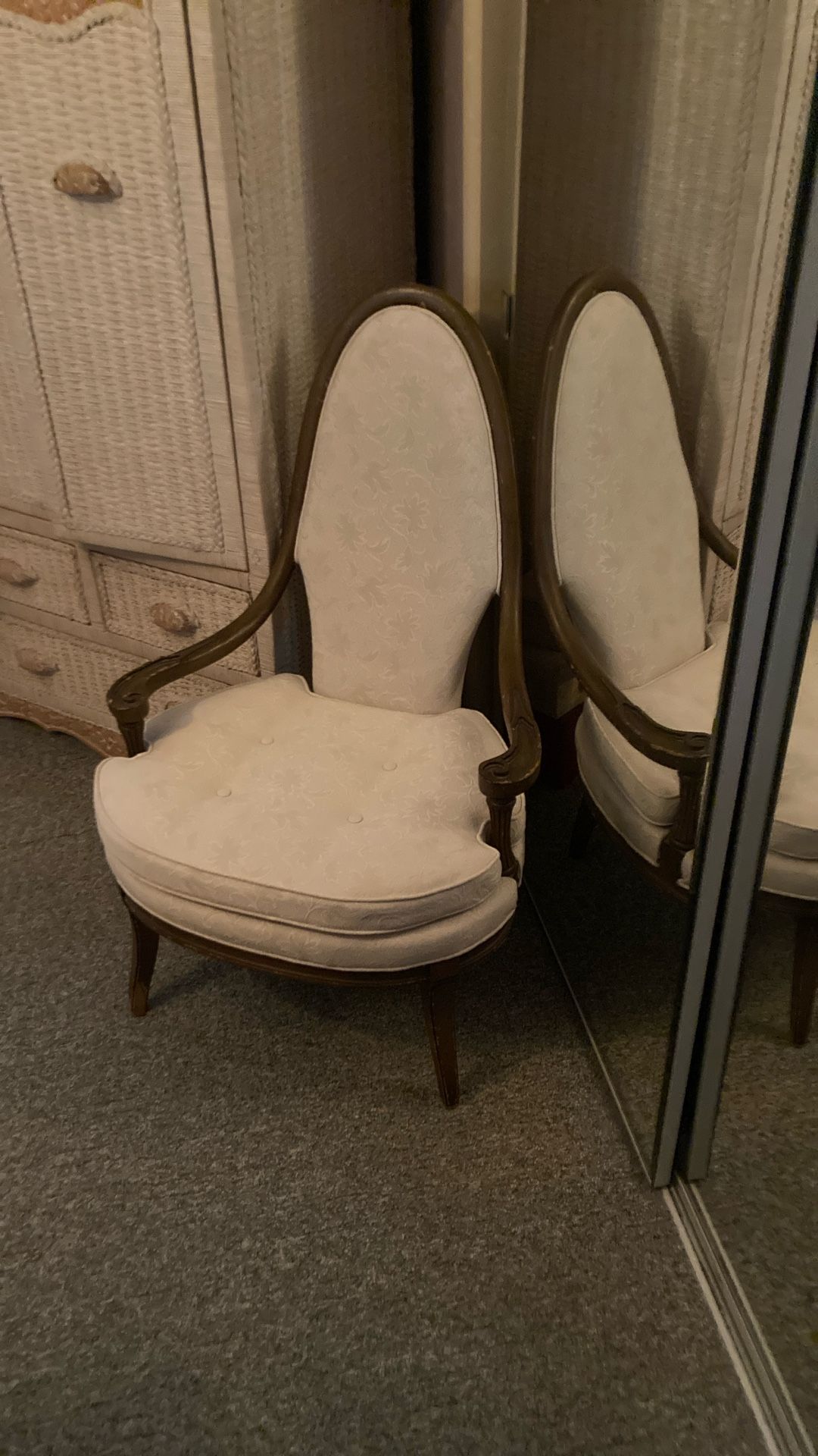Antique chairs just recovered