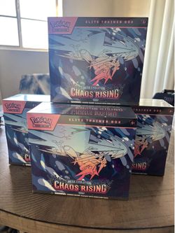 Pokemon Chaos Rising ETBs (SEALED)