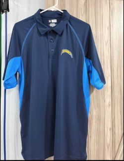 LA CHARGERS MENS POLO SIZE LRG