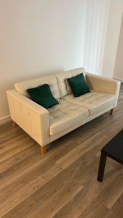White Love Seat Sofa