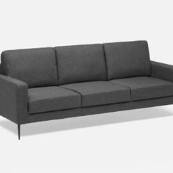Charcoal Gray 3-seater Couch