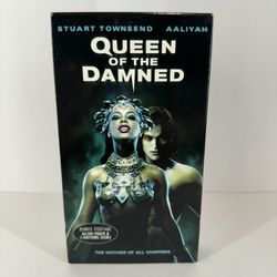Queen of the Damned (VHS, 2002) Stuart Townsend Aaliyah Warner Home Video Wb
