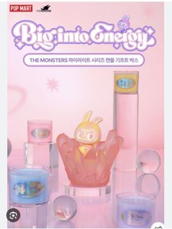 BIG INTO ENERGY The Monsters ASIA EXCLUSIVE Candles Gift Set LABUBU