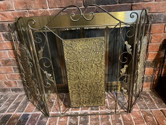 Fireplace screen
