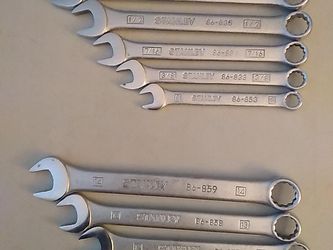 Stanley SAE & Metric Wrenches — used