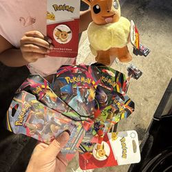 Pokémon Plushies Cards Items And Pop Up Phone Holders  