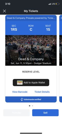 Dead And Co. 6/11/22 Dodger Stadium