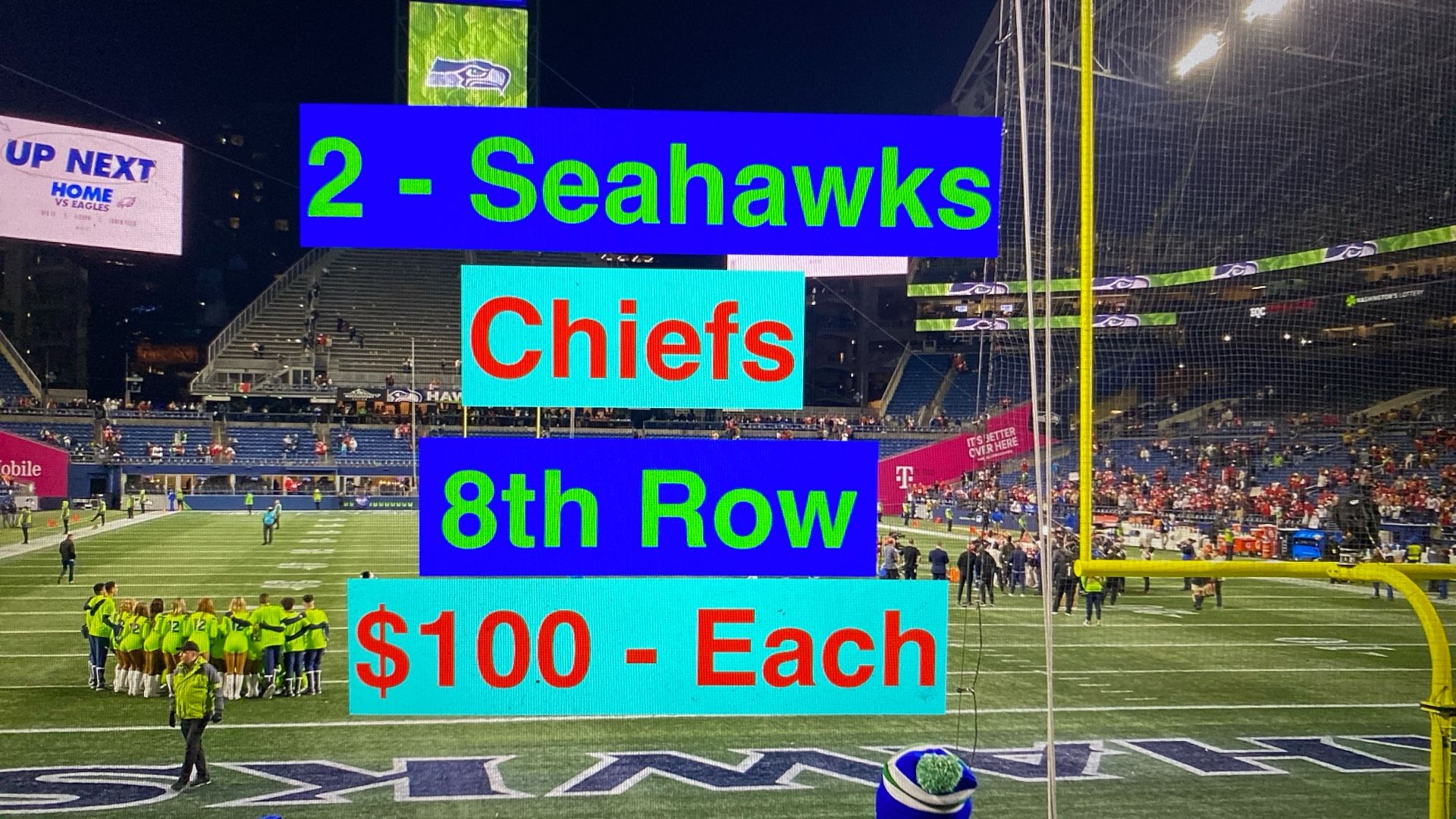 Seahawks Chiefs Tickets