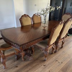 Dining Table And Hutch