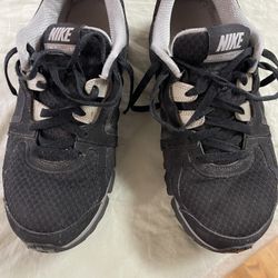 Nike Dual Fusion ST 2 Black Silver Running Shoes 454242-020 Men's US 9.5