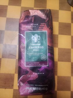 STARBUCKS ESPRESSO ROAST NOT3A OF RICH MOLASSES & CARAMEL BEST BEFORE 03 AUGUST 2026 BRAND NEW NEVER OPENED