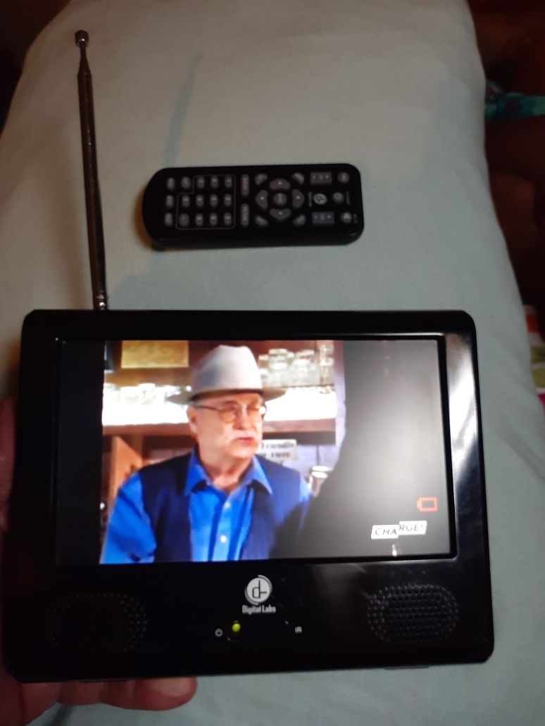 7 inch portable LCD TV Digital Labs anywhere you go I can watch TV come with a charger