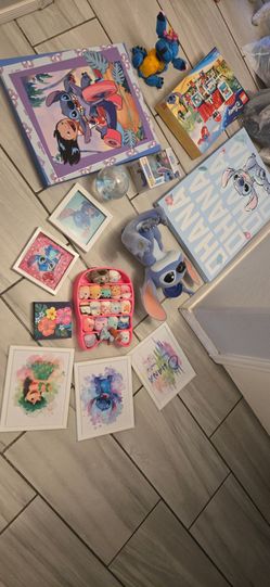 Tons of Stitch Room Decor and Legos