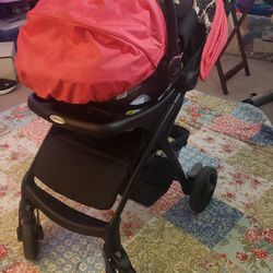 Graco® Verb™ Click Connect™ Travel System in Azalea™