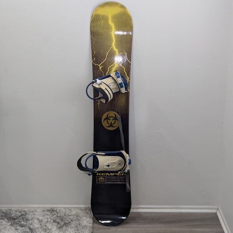 Kemper Storm Series Snowboard with K2 Bindings - 156 cm for Sale