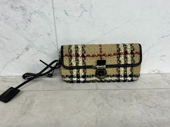 Burberry Wool Nova Check 'Mastaire' Small Shoulder Bag (PO1019038) -Very Good Condition