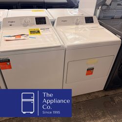 Whirlpool Top Load Washer and Gas Dryer Set