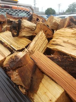 Firewood face cord pick up or delivery