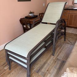 3 Outdoor Lounge Chairs