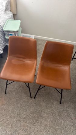 Leather chairs