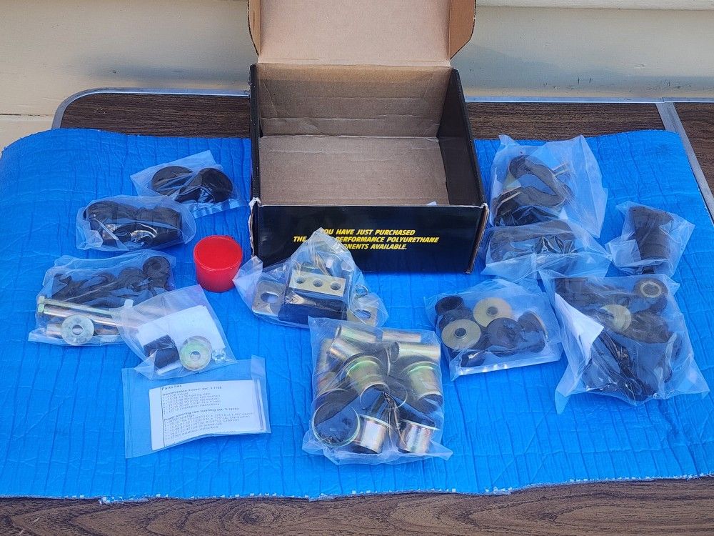 CORVETTE urethane Body Bushing Kit NEW 68 to 82