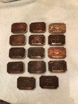 Wells Fargo brass buckles