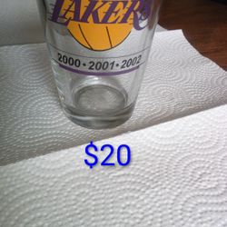 Lakers Championship Beer Glass