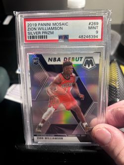 🔥 Zion Williamson Rookie Silver Prizm – PSA 9 🔥