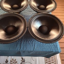 ALL FOUR $150. 18 in Goldwood Speakers 