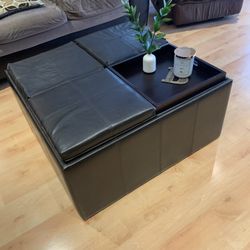 Coffee table w/storage - used 35” x 35” $50