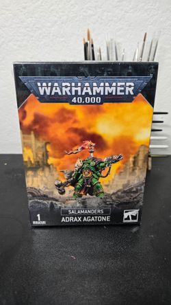 Warhammer 40,000 Space Marines Salamanders Adrax Agatone