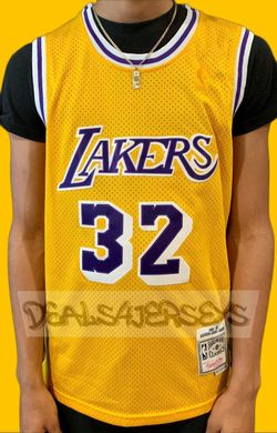 Magic johnson Lakers nba jerseys
