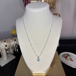 18” 925 Sterling Silver Necklace 