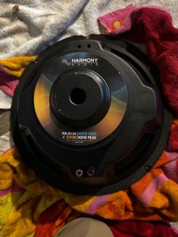 Two 15” Subwoofers (Harmony Audio) with box