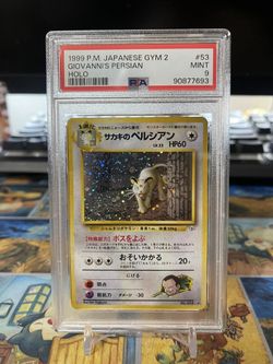 Giovanni’s Persian - Holo Gym 2 PSA 9 JPN VINTAGE