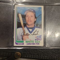 Carlton Fisk White Sox Baseball Card