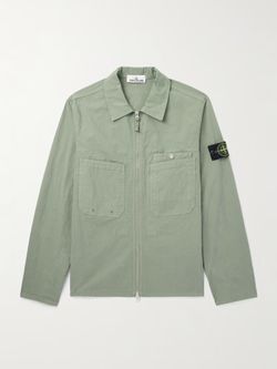 Stone Island Green Military Jacket Small