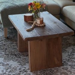 Custom Wood Coffee Table 
