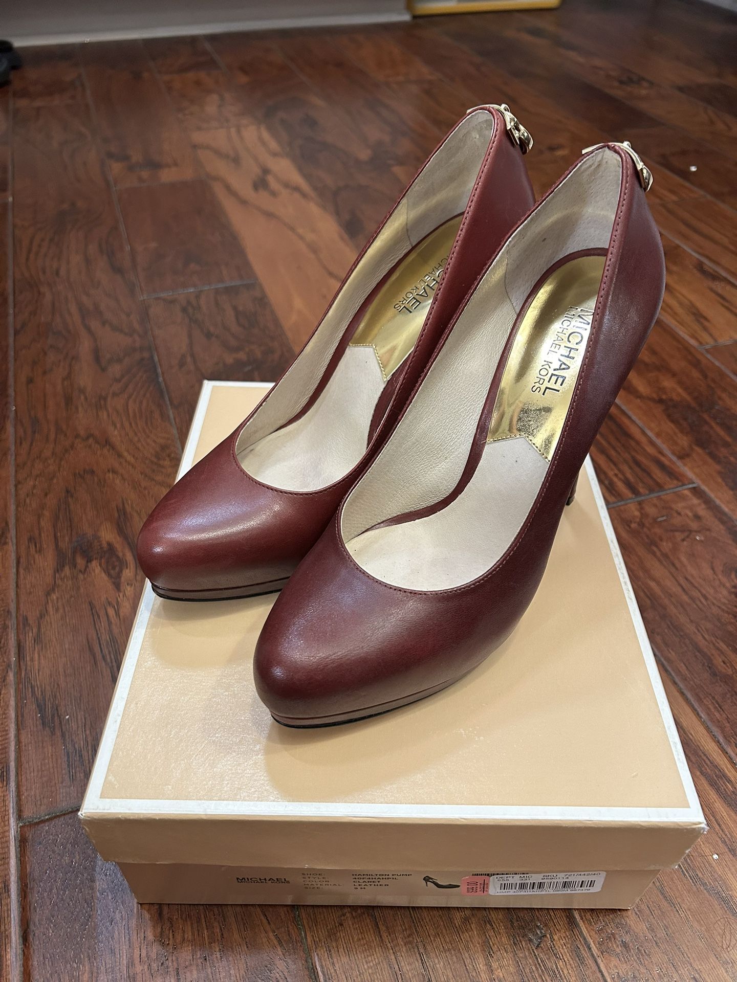 Michael Kors Burgundy Heels