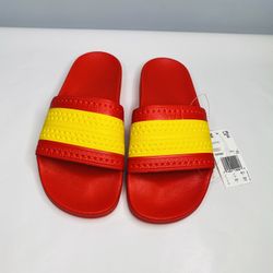 Adidas Original SPAIN Adilette Slides Men's Size 7 G55382 Made In Italy Red  Brand new without original box  100% authentic  Fast shipping
